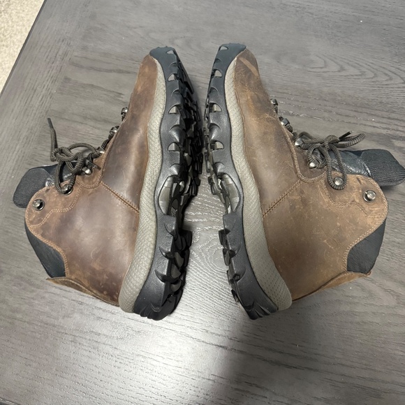 Hi-Tec Mens Altitude II Waterproof Hiking Mid Top Brown Boots Size 11 - Picture 7 of 9